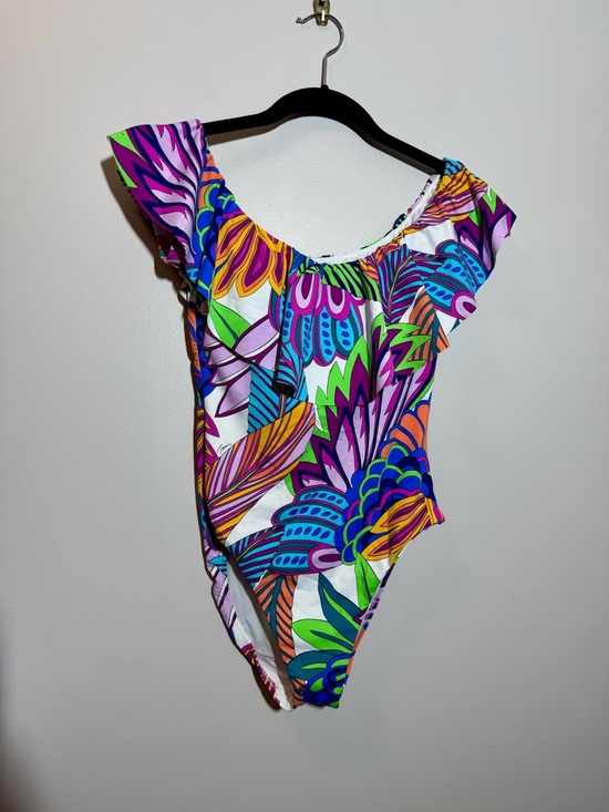Trina Turk Other - Trina Turk Paradise Plume Off-the-shoulder One Piece Swimsuit